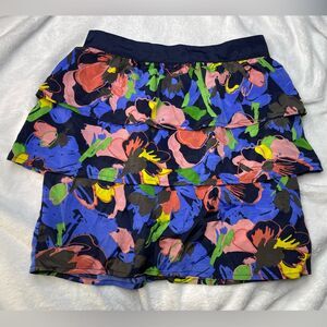 H&M floral, multi colored skirt. Size 6